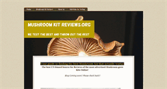 Desktop Screenshot of mushroomkitreviews.org